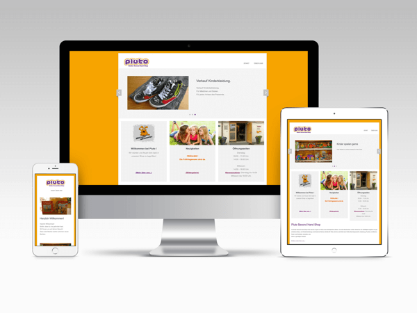 Website Pluto Second Hand Shop